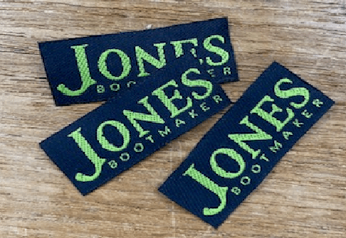 Labels for Jones Bootmakers