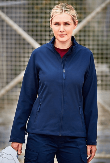 Woman's navy softshell jacket