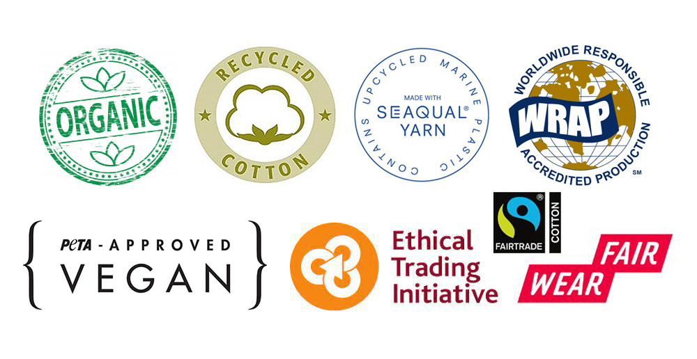 Sustainable certifications for clothing