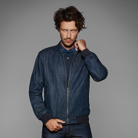 Denim Bomber Jacket Denim Bomber Jacket