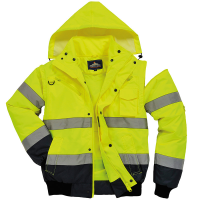 Hi-Vis detachable sleeve Jacket