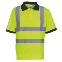 Hi Vis Short Sleeve Polo Shirt