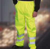 Hi Vis Waterproof Overtrousers