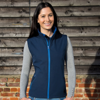 Womens printable softshell bodywarmer