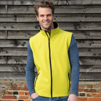 Mens Printable softshell bodywarmer