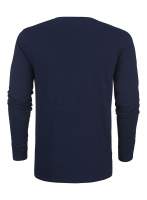 Organic Denim Round Neck Long Sleeved Tee Organic Denim Round Neck Long Sleeved Tee
