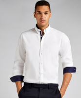 Mens Contrast Oxford Long Sleeved Shirt