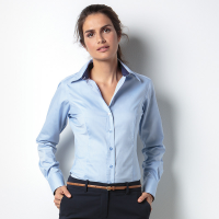 Women's Long Sleeve Contrast Oxford Shirt Women's Long Sleeve Contrast Oxford Shirt