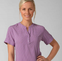 Womens Beth Short Sleeve Pop Over Top