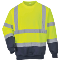 Hi-vis two-tone sweatshirt Hi-vis two-tone sweatshirt