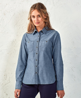 Womens Chambray Shirt Organic & Fairtrade