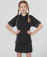 Cool Plus Performance Kids Piped Polo