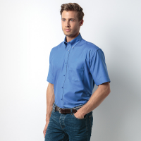 mens Workplace Oxford short sleeved Shirt 