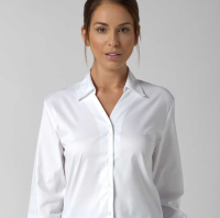 Womens Freya Long Sleeve Fitted Blouse