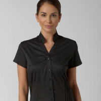 womens Mia short sleeve button Blouse