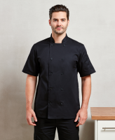 unisex Short Sleeved Chefs Jacket