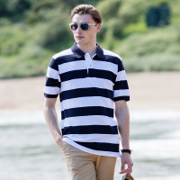 Striped Pique Polo Striped Pique Polo