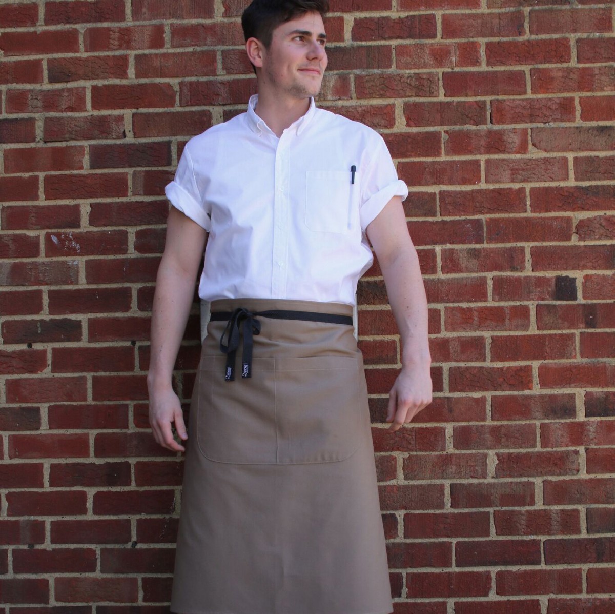 Canvas Waist Apron With Pocket (DNDP106)