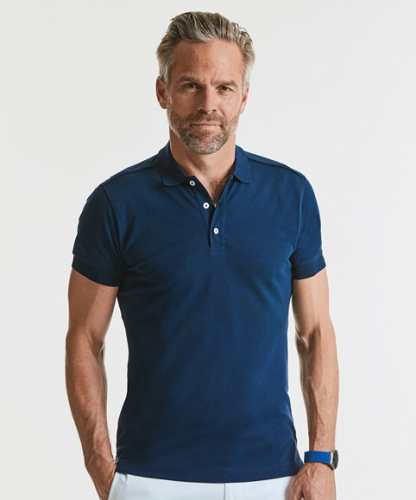 mens Stretch Polo Shirt - with Lycra