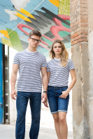 striped unisex T shirt