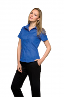 womens Oxford short sleeved Blouse