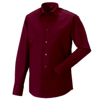 mens Long sleeve easycare fitted shirt