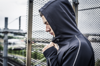 Lightweight running hoodie