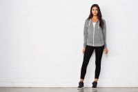 Tri-Blend Unisex full zip hoodie