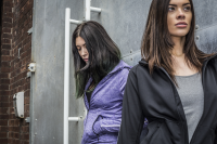 Womens lightweight running hoodie