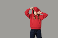 Childrens Hoodie - Combed Cotton