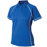Womens Piped Polo