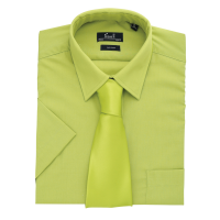 Mens Short Sleeved Poplin Shirt