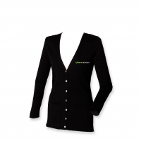 Womens V-Button Cardigan