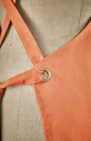 Canvas Bibbed Eyelet Apron Organic